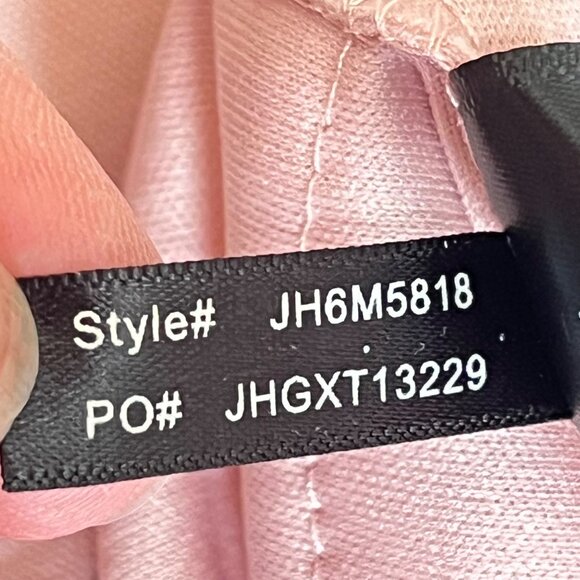 Jessica Howard Pink Sleeveless Lace Tiered Dress Embellished Waist Size 16 NWT - Picture 12 of 13